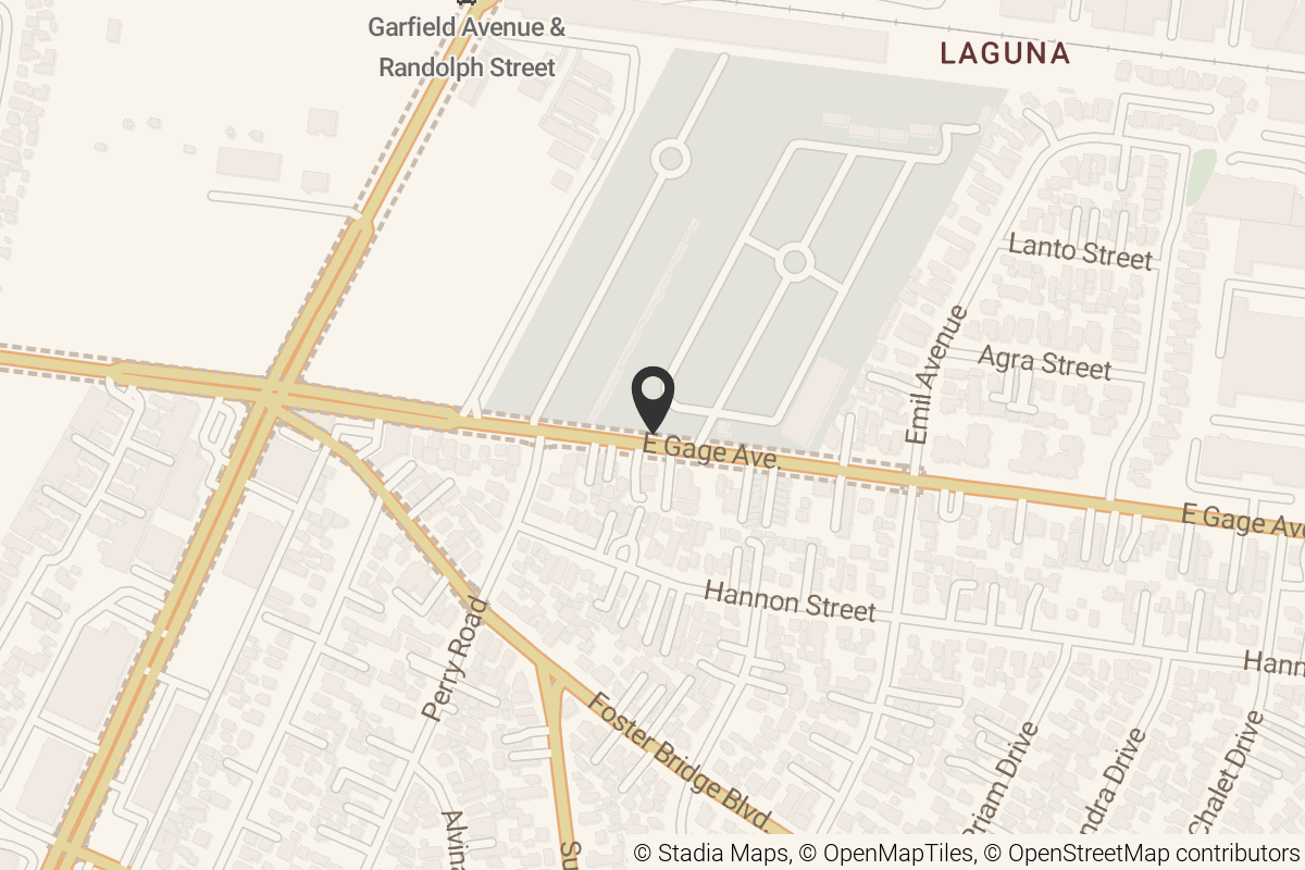 Map with location marker