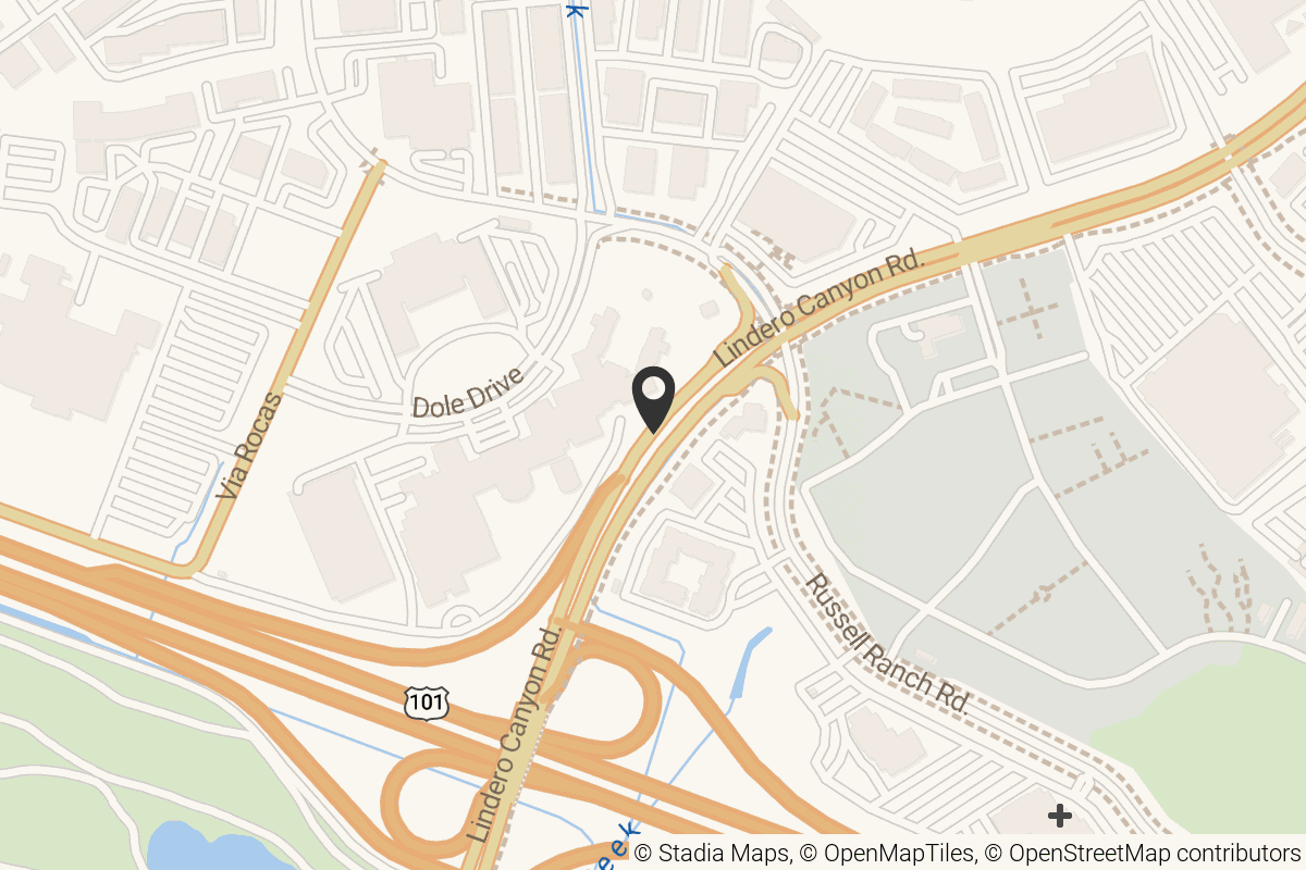 Map with location marker