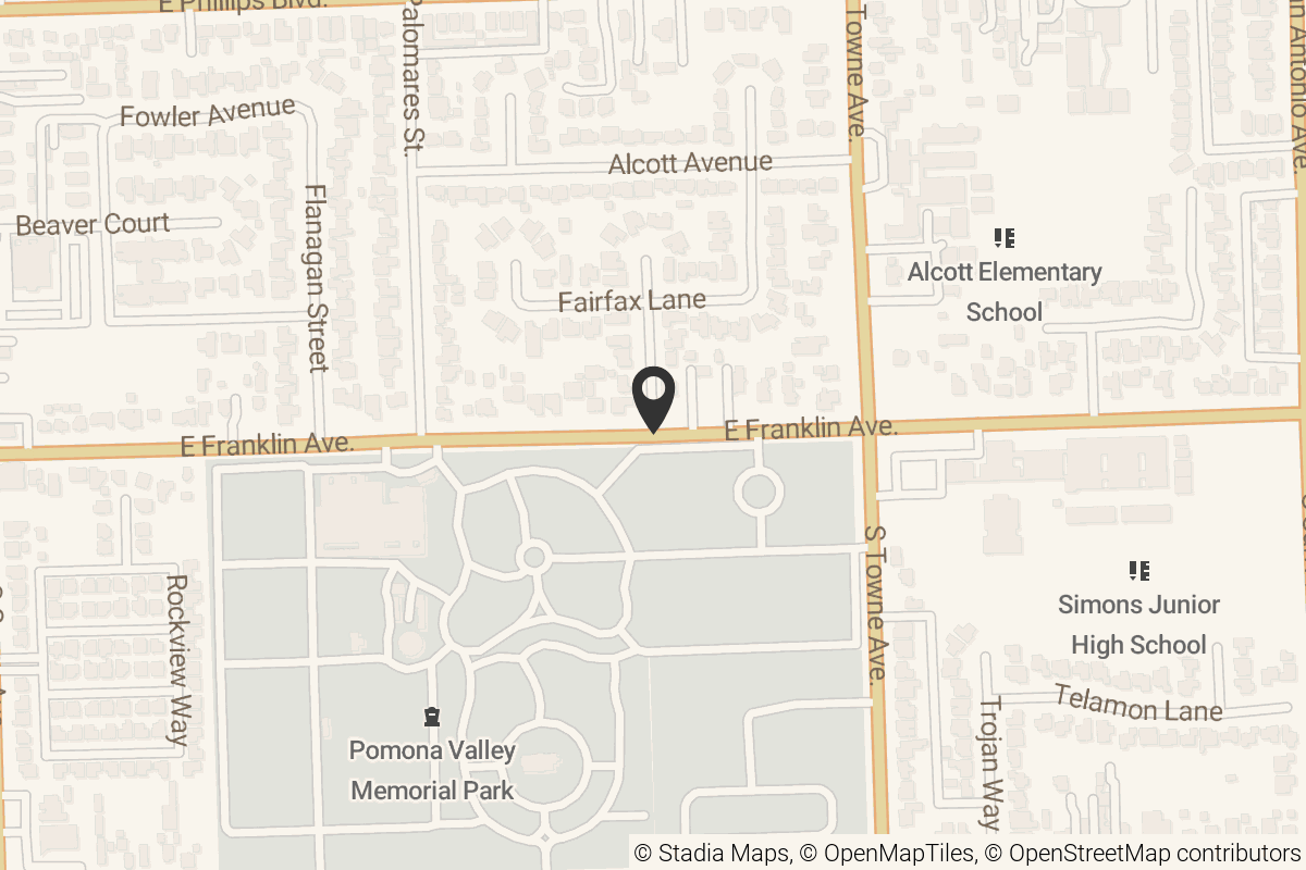 Map with location marker