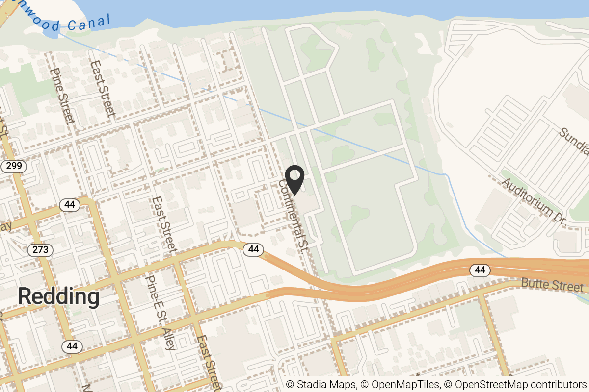 Map with location marker