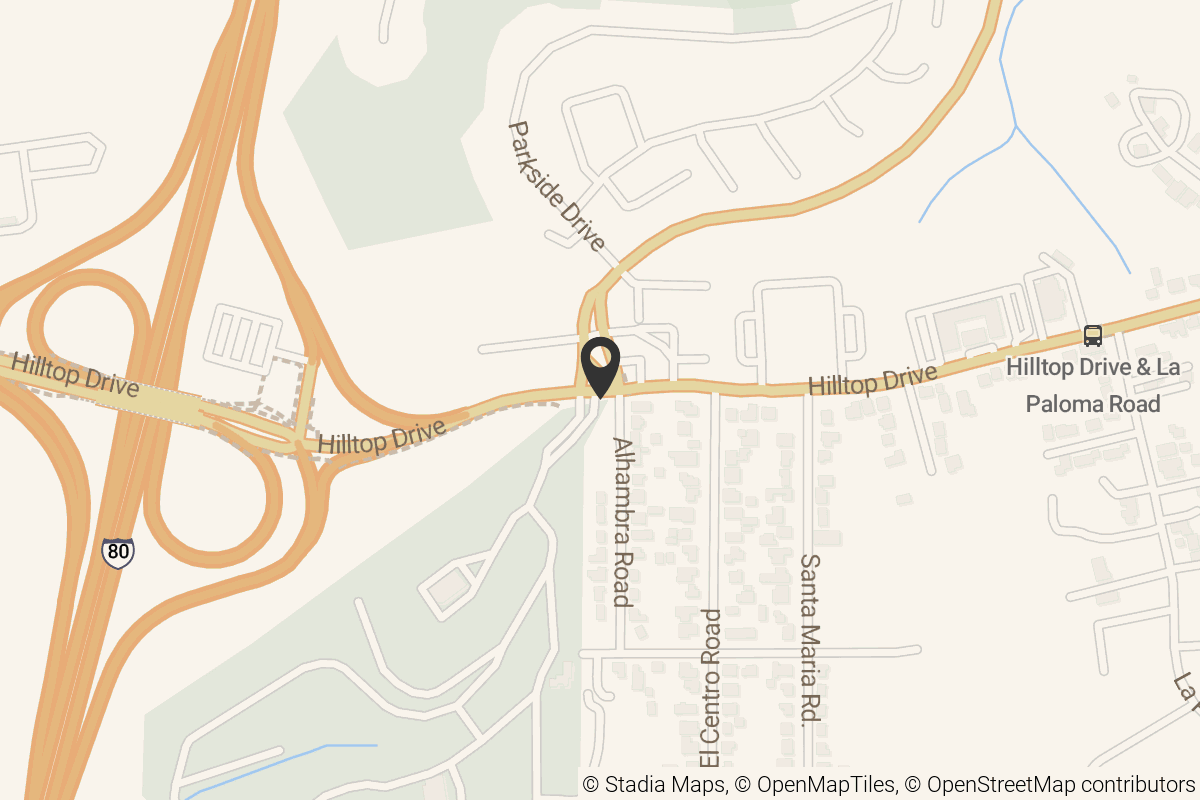 Map with location marker