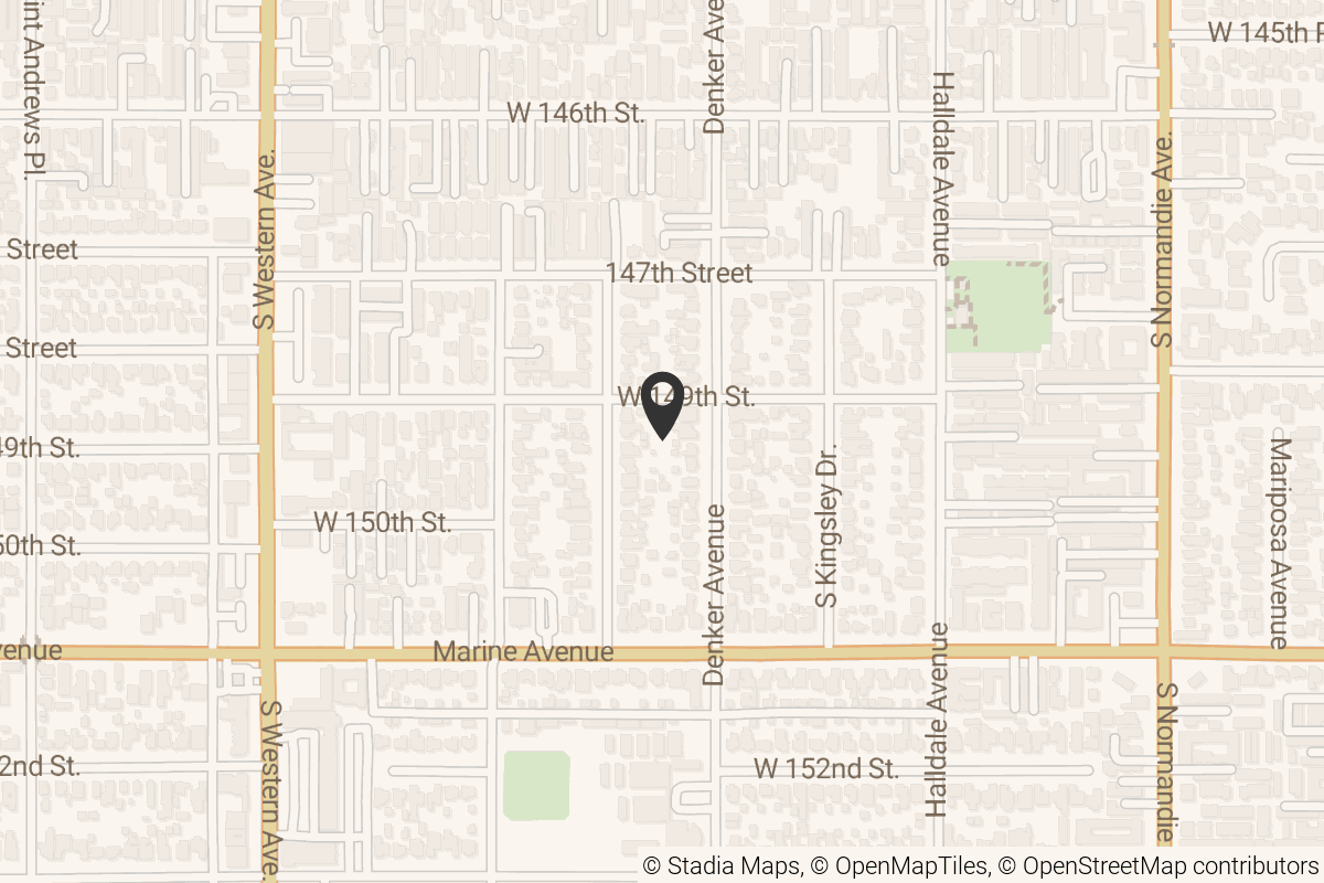 Map with location marker