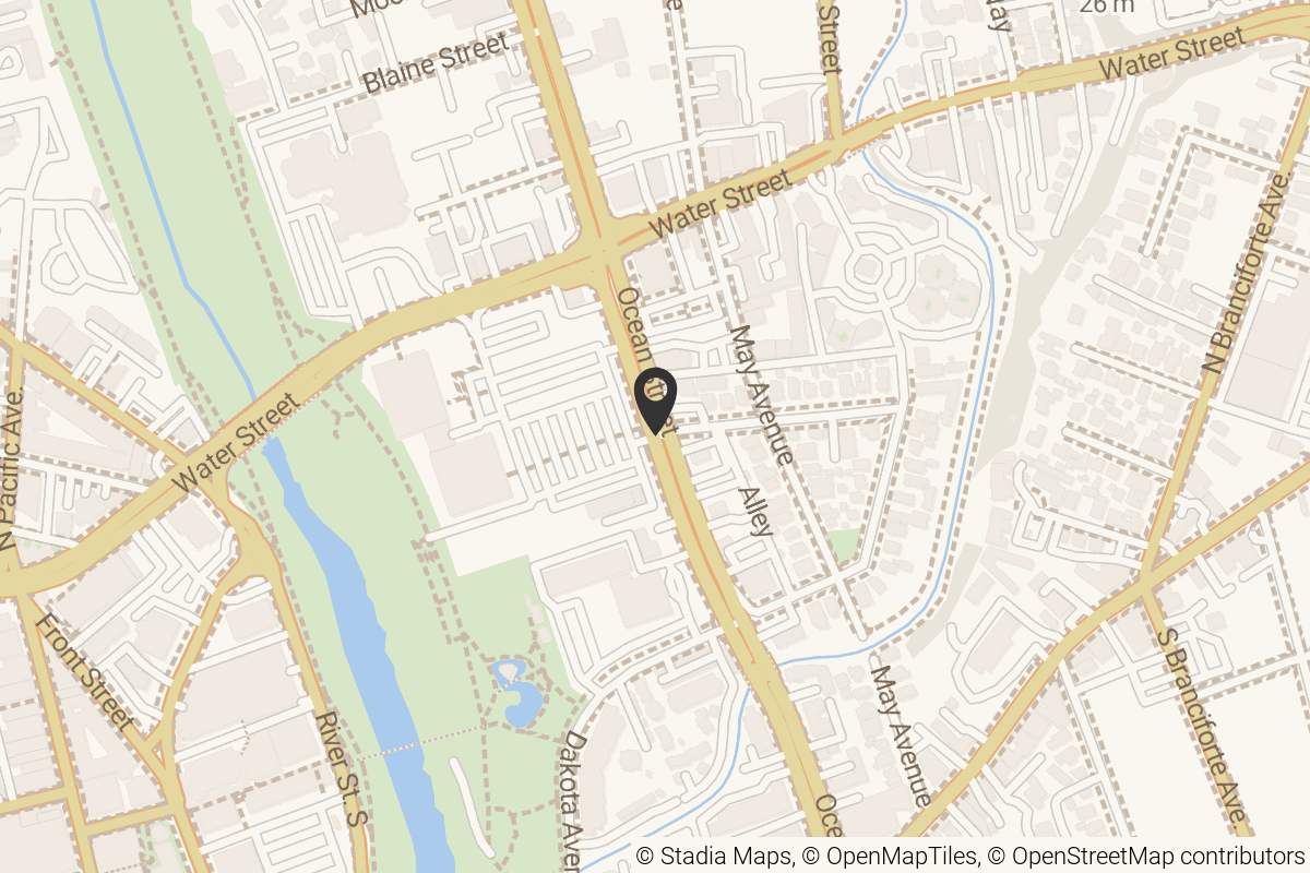 Map with location marker