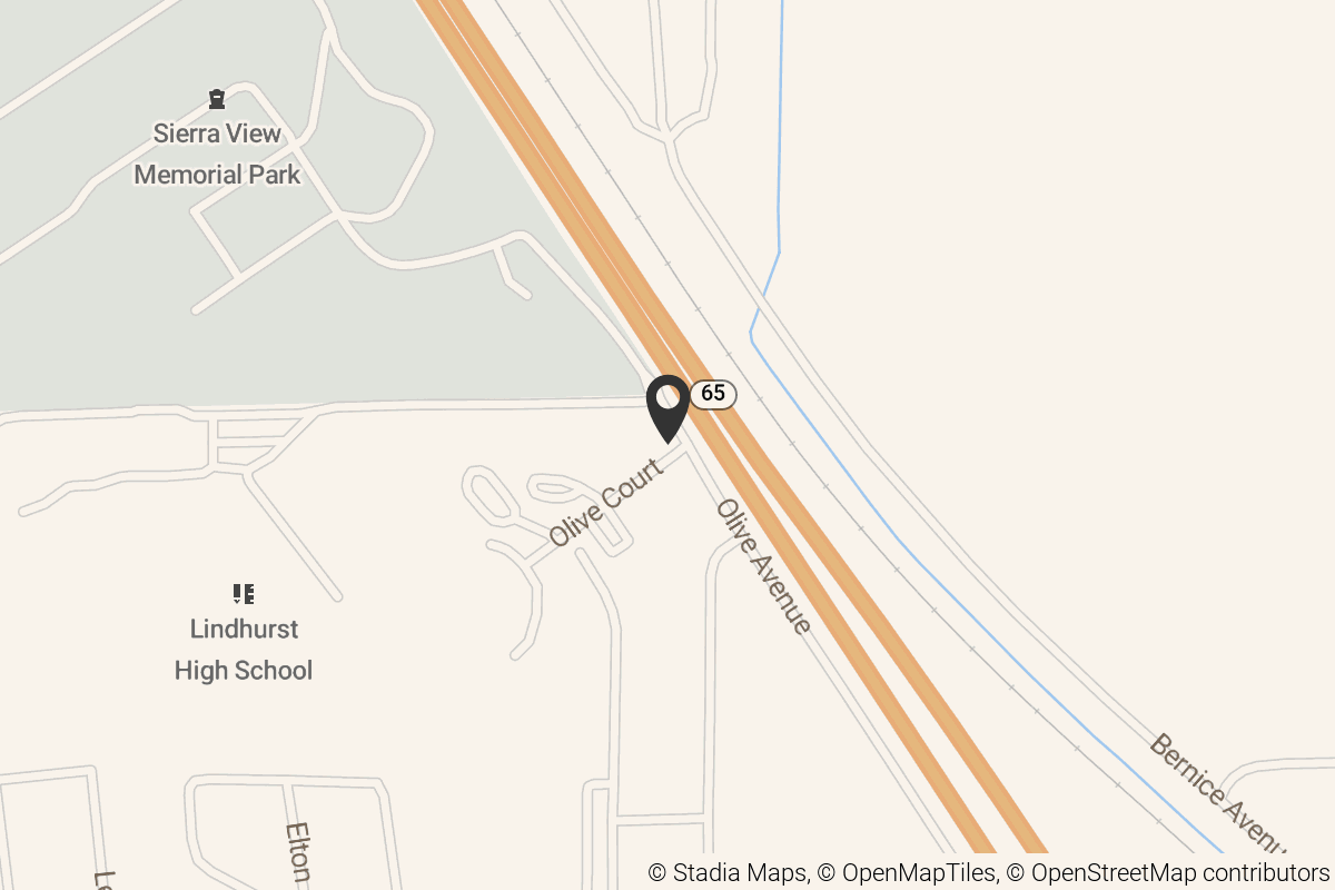 Map with location marker