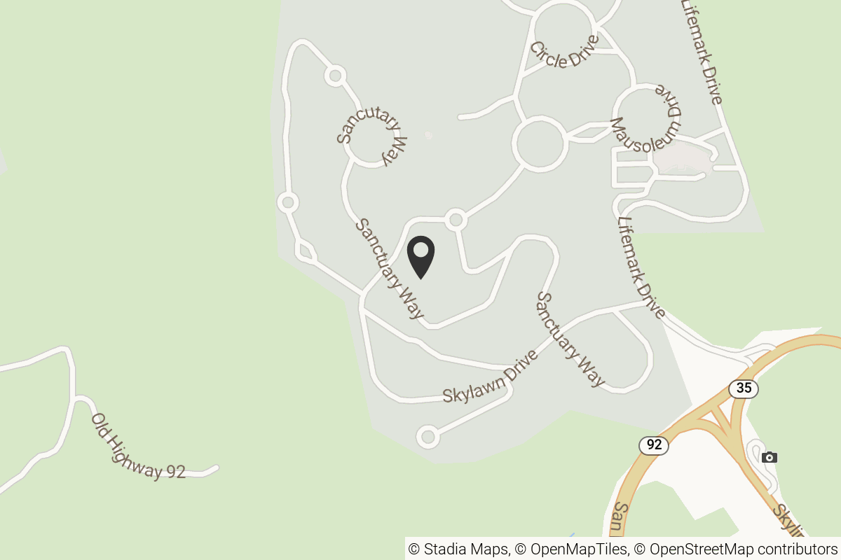 Map with location marker