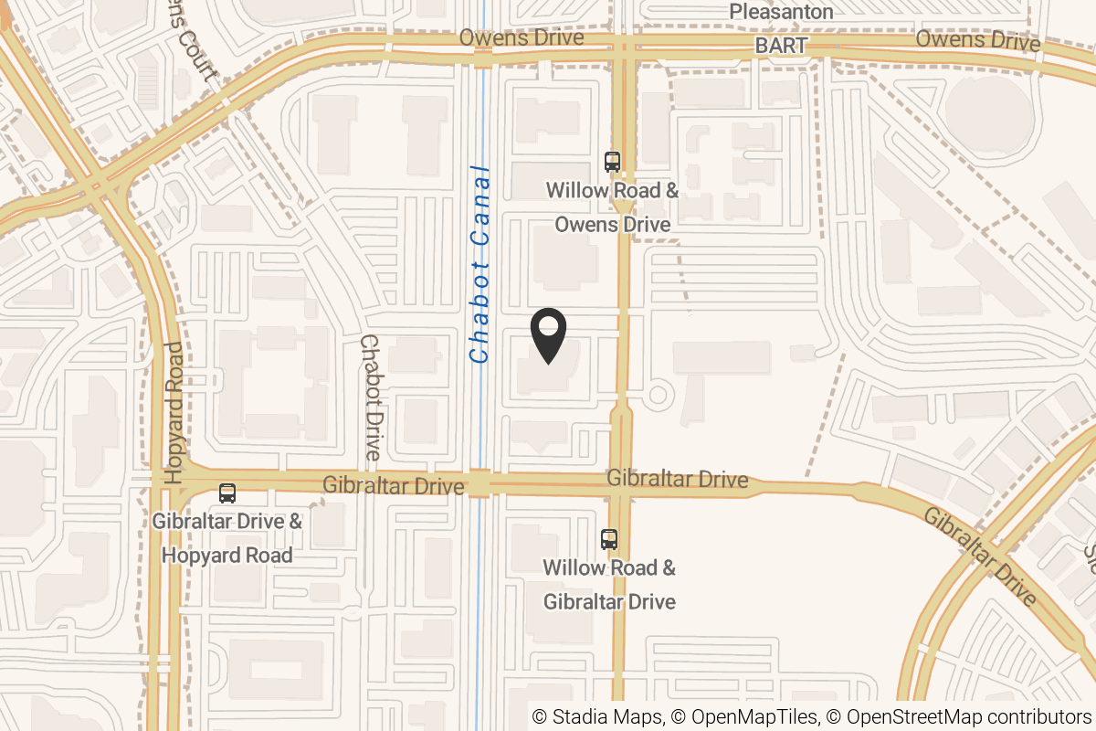 Map with location marker