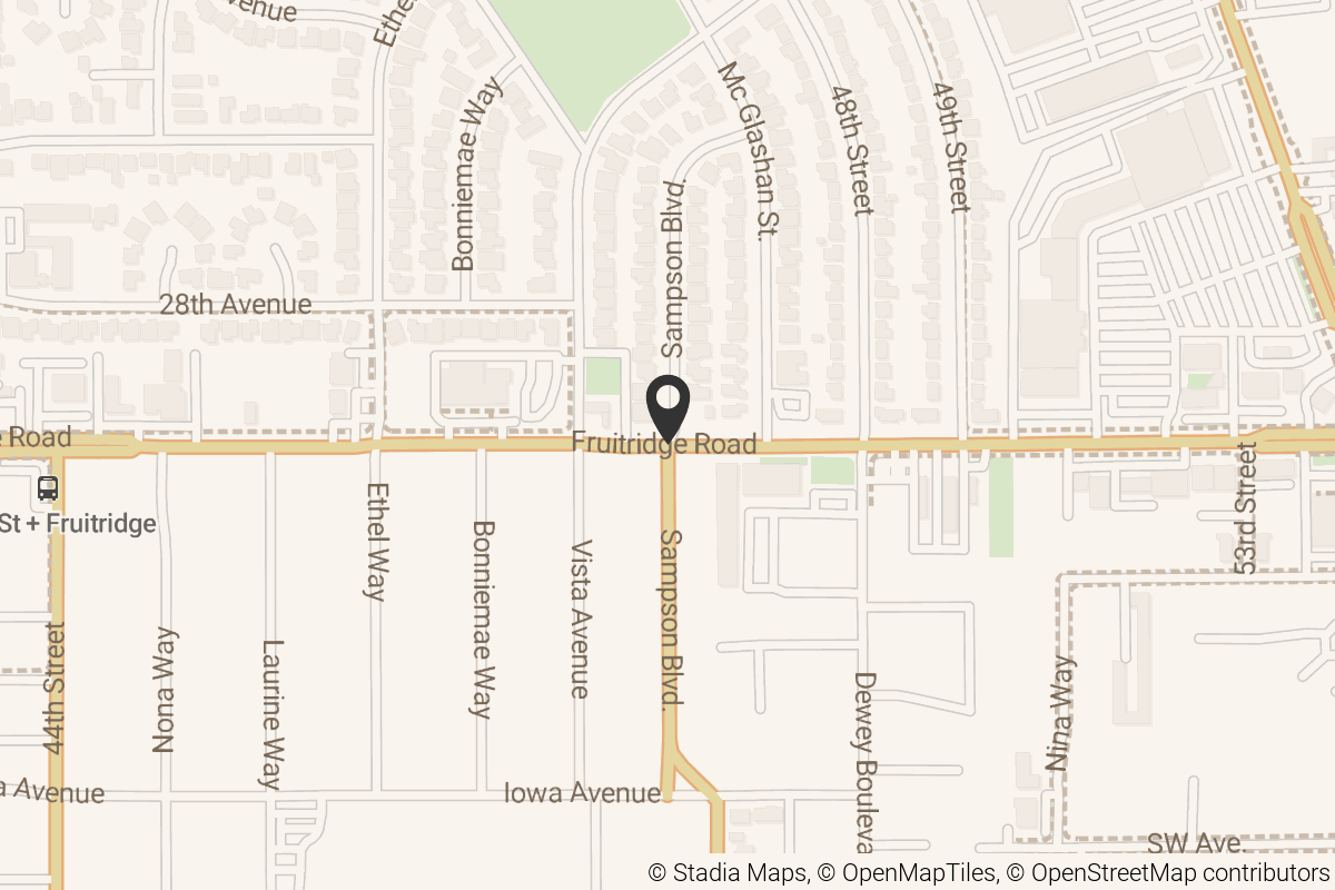 Map with location marker