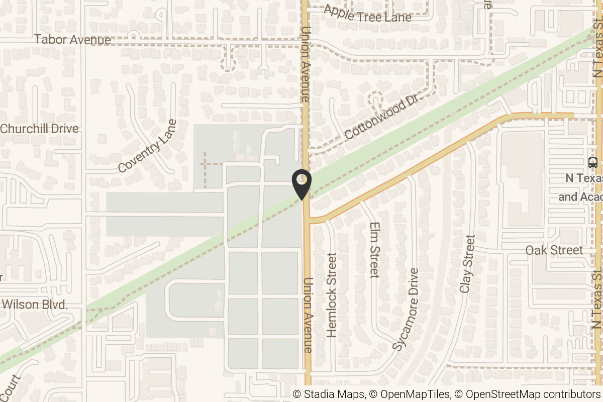 Map with location marker