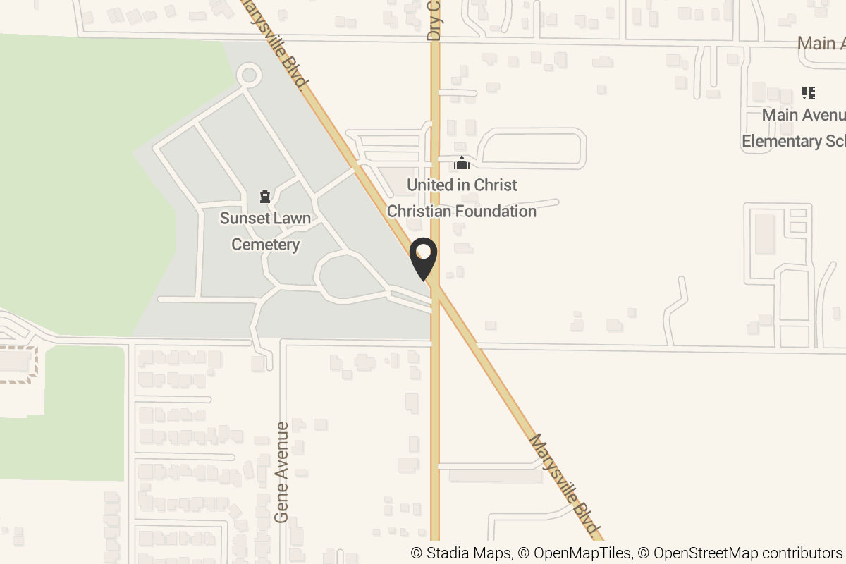 Map with location marker