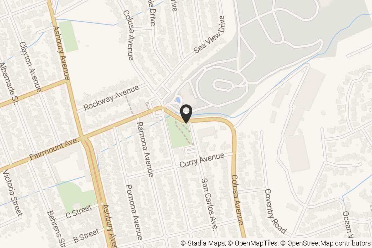 Map with location marker