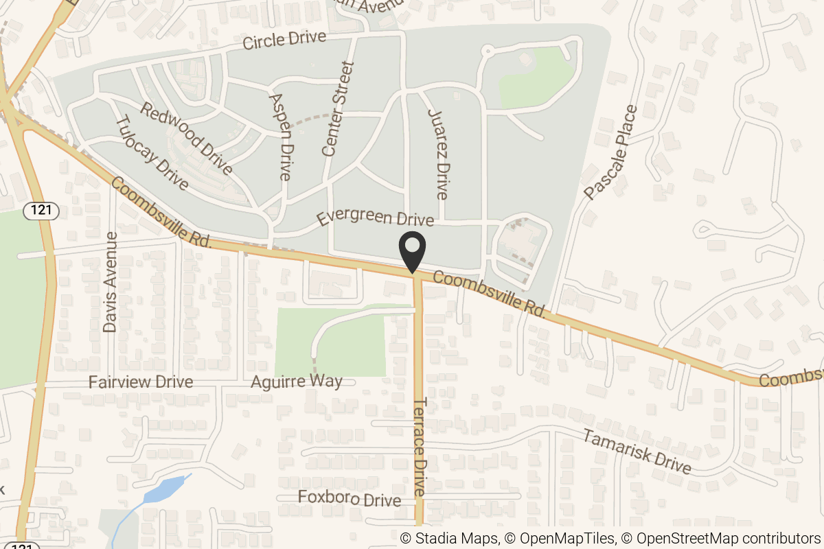 Map with location marker