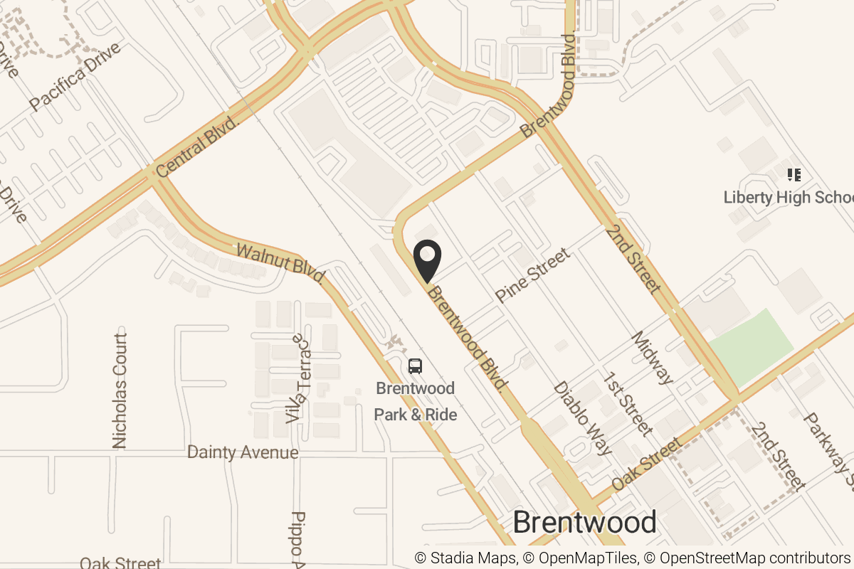 Map with location marker