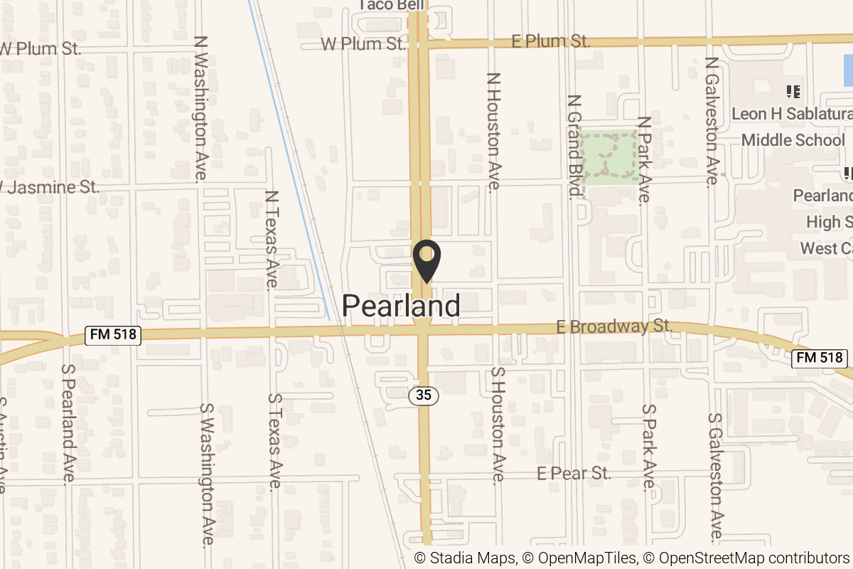 Map with location marker