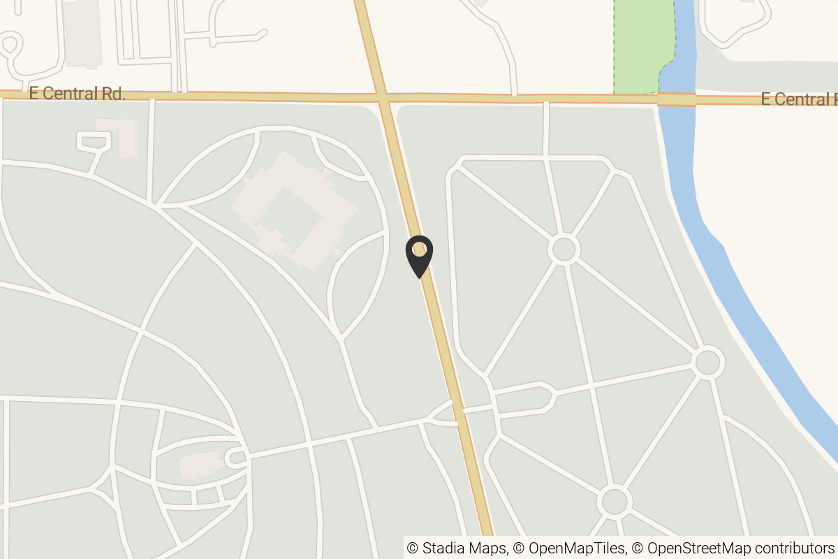 Map with location marker