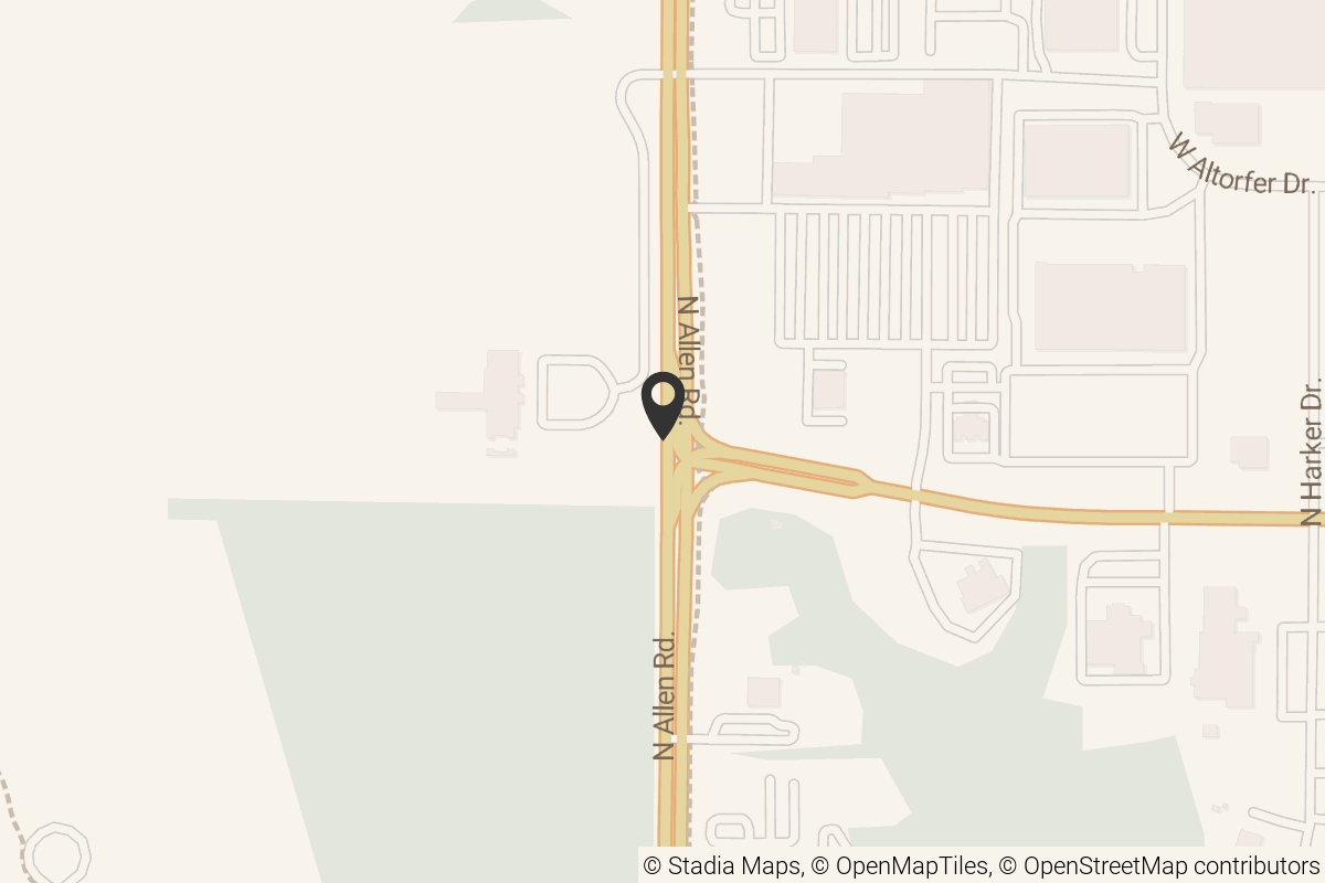 Map with location marker