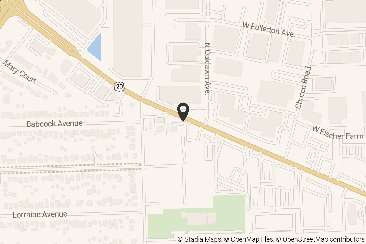 Map with location marker