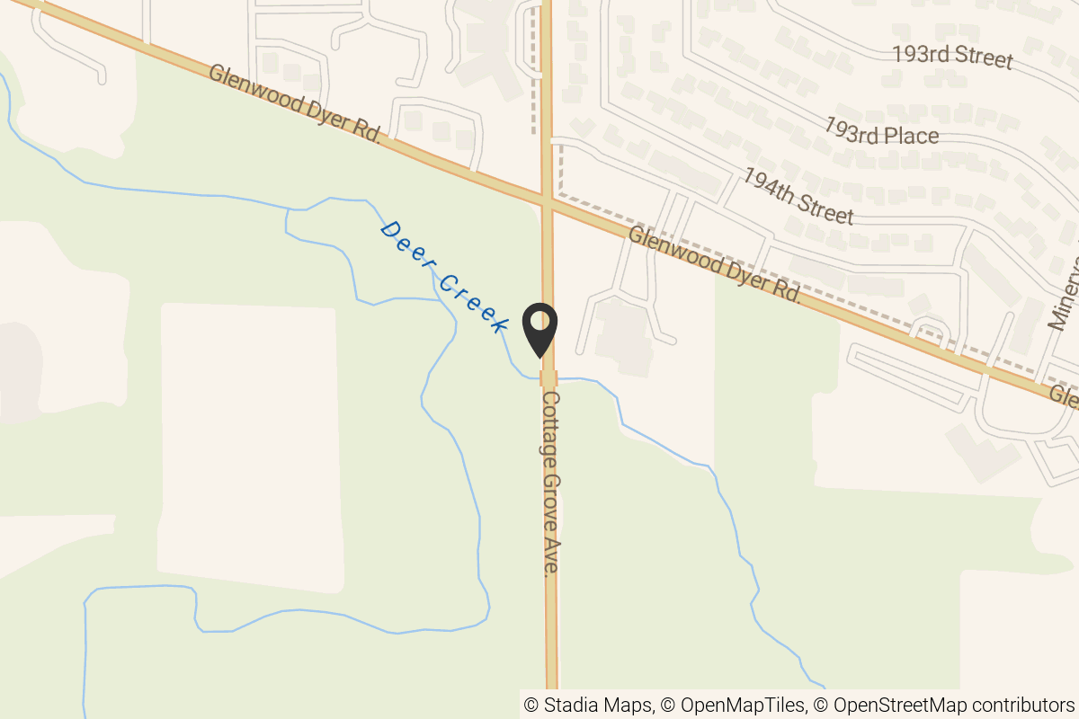 Map with location marker