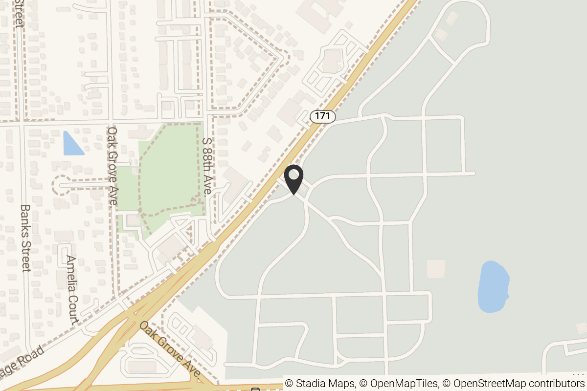 Map with location marker