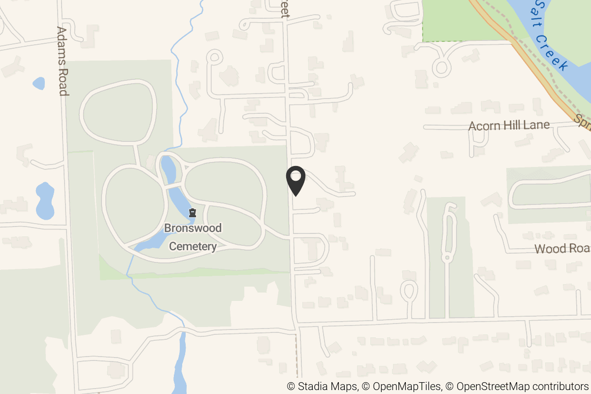 Map with location marker