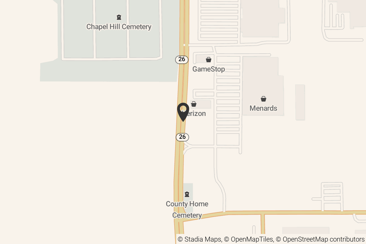 Map with location marker