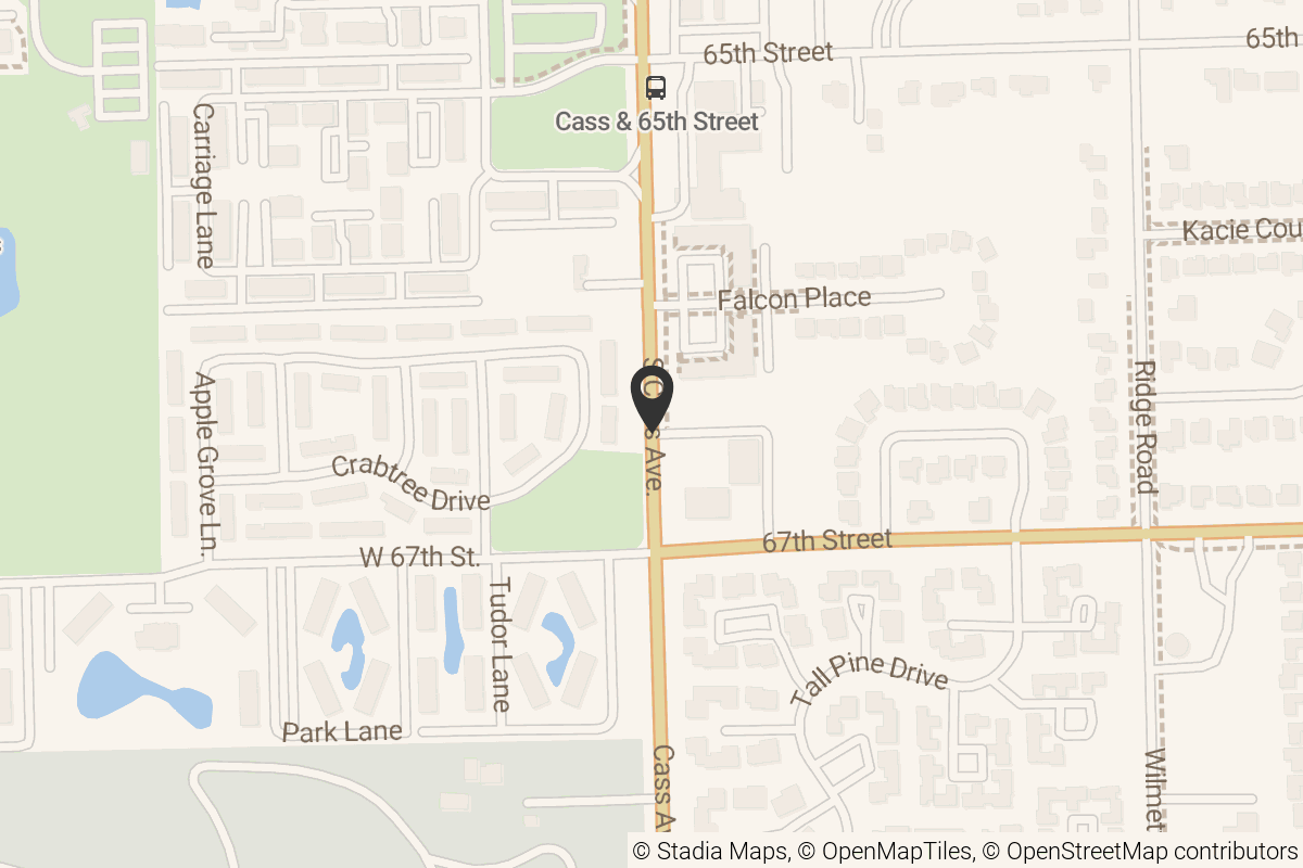 Map with location marker