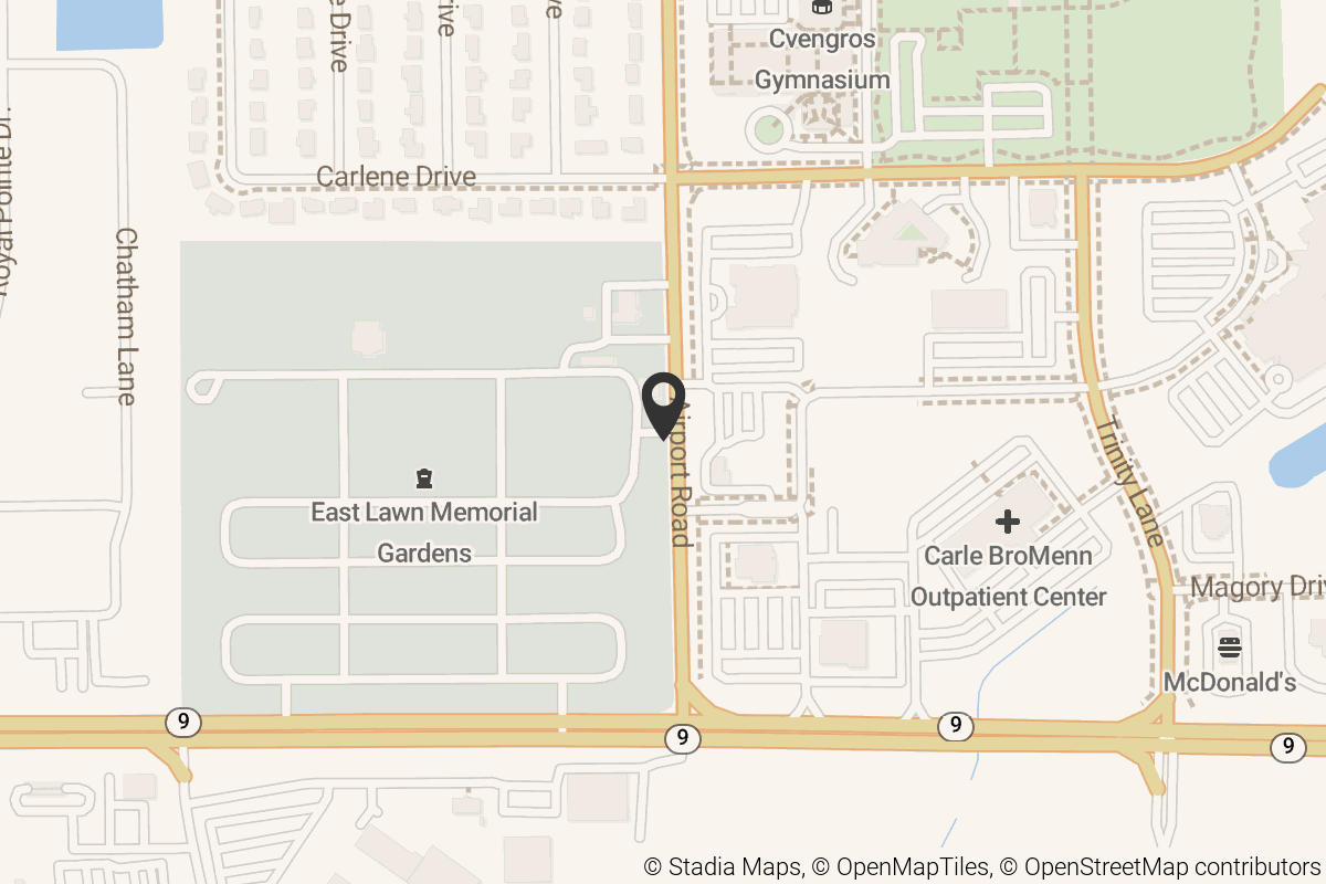 Map with location marker