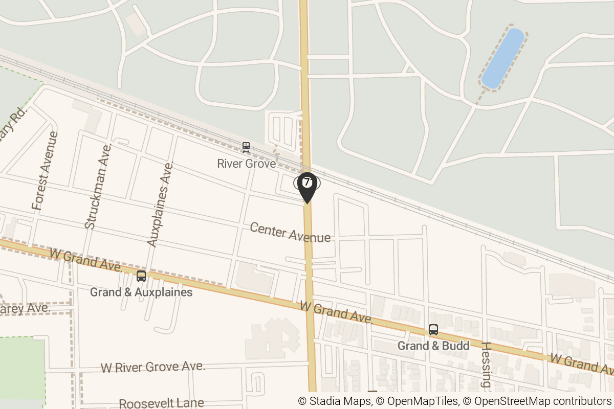 Map with location marker