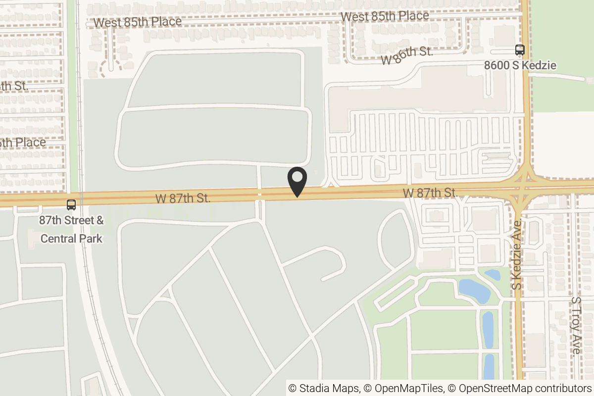 Map with location marker