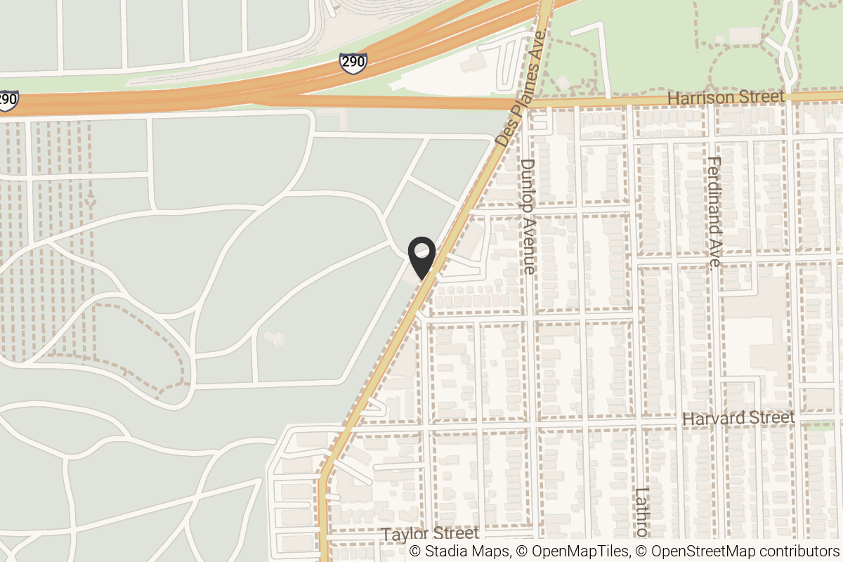 Map with location marker