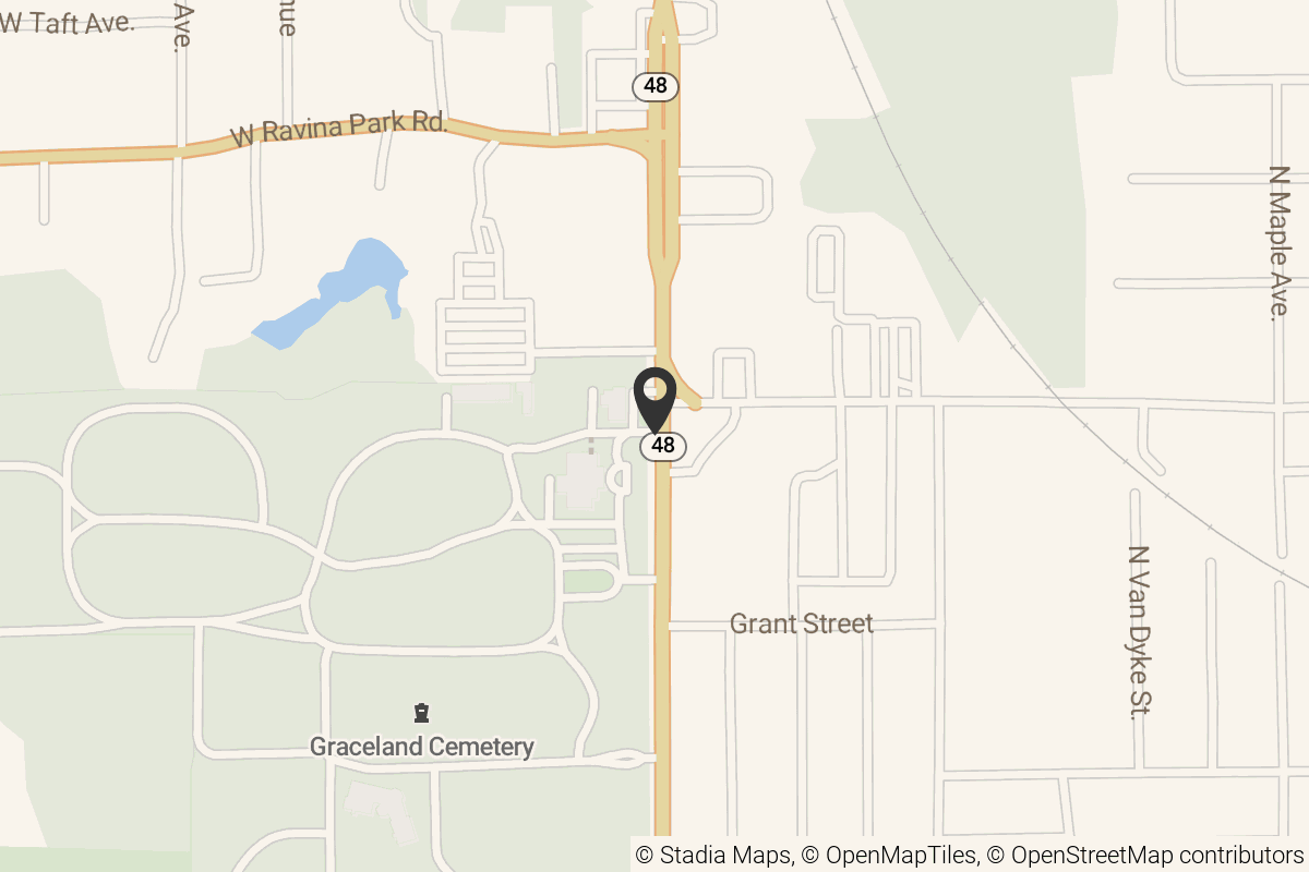 Map with location marker