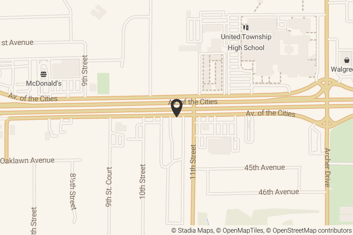 Map with location marker