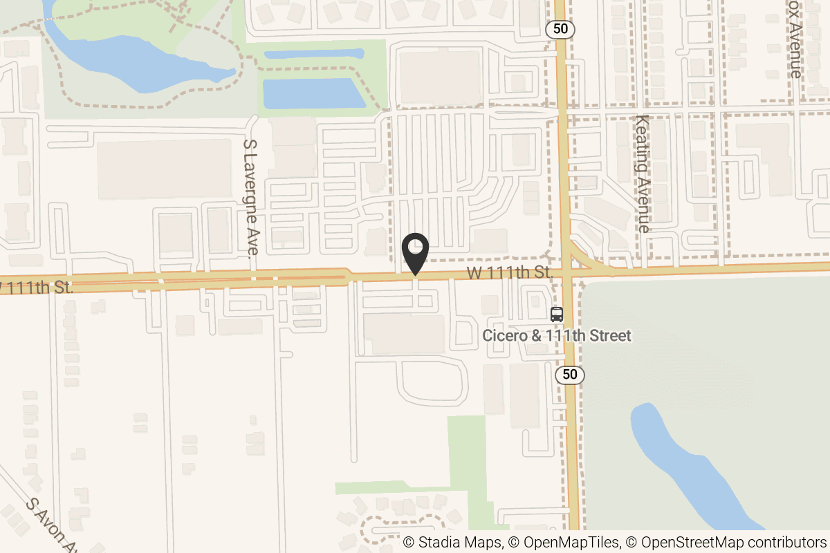 Map with location marker