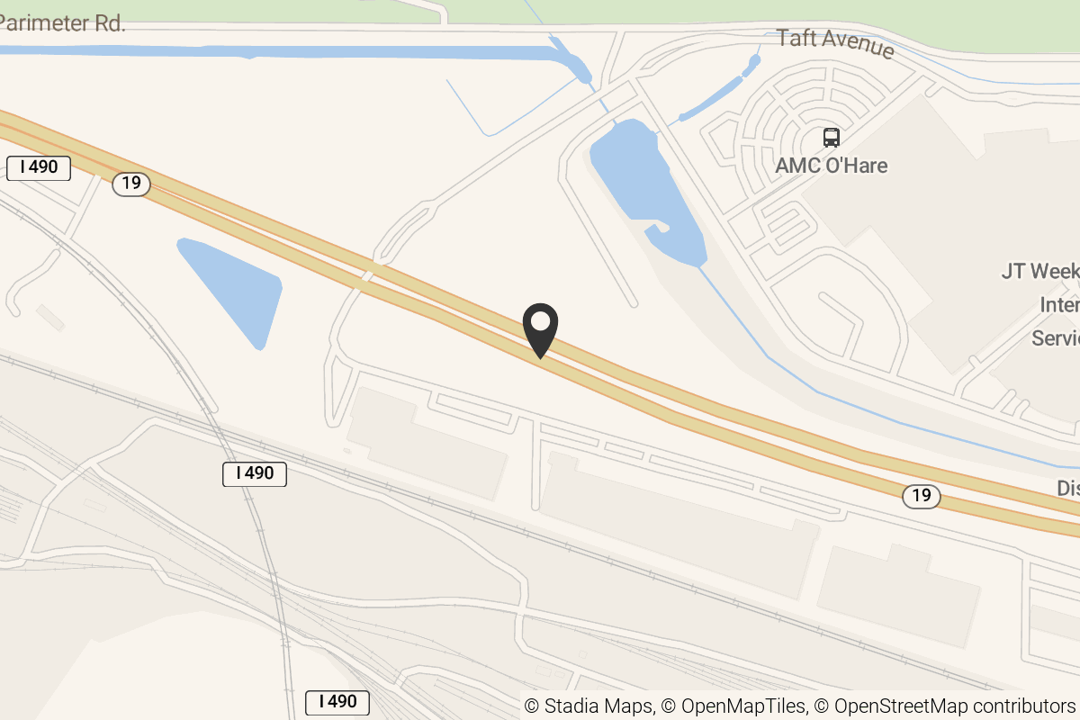 Map with location marker