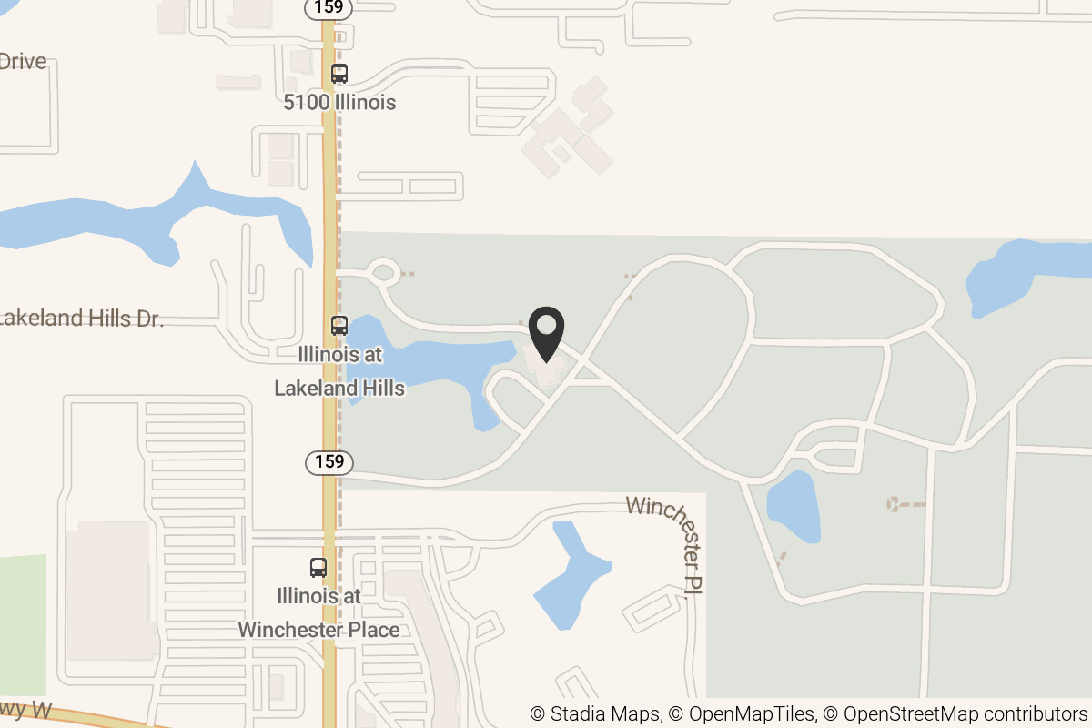 Map with location marker