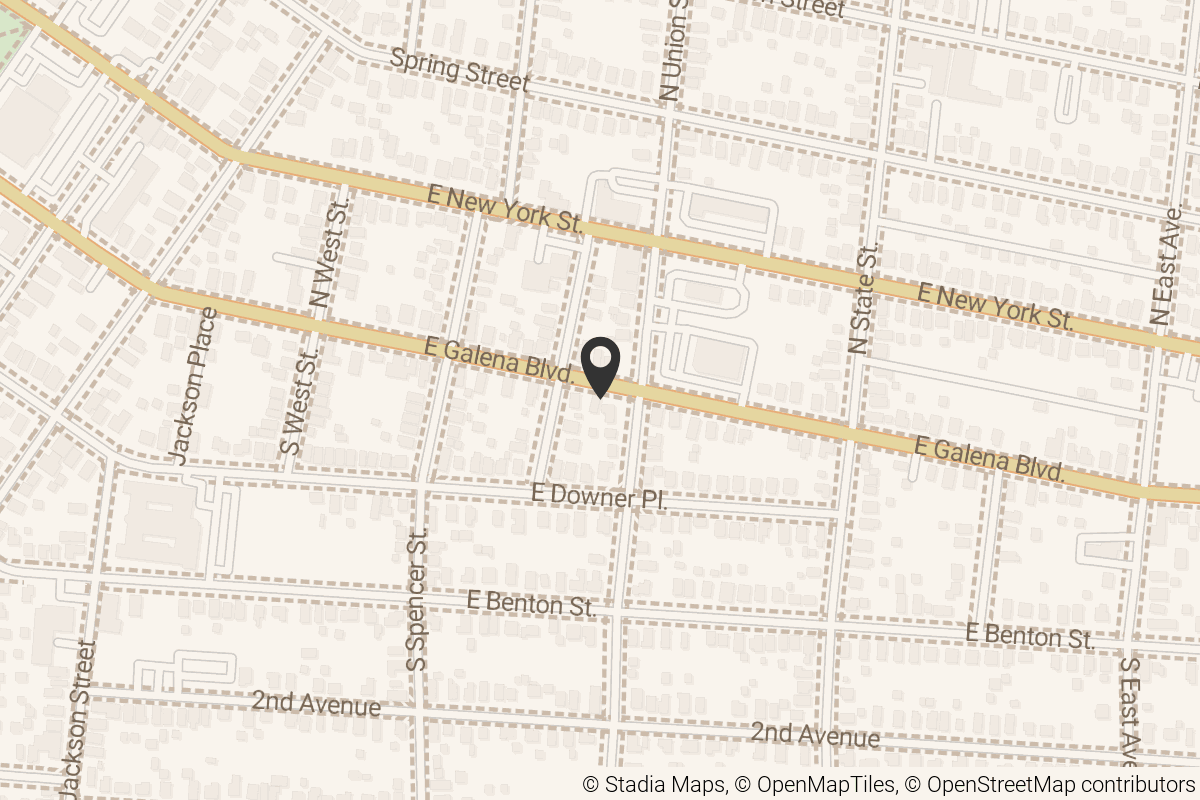 Map with location marker