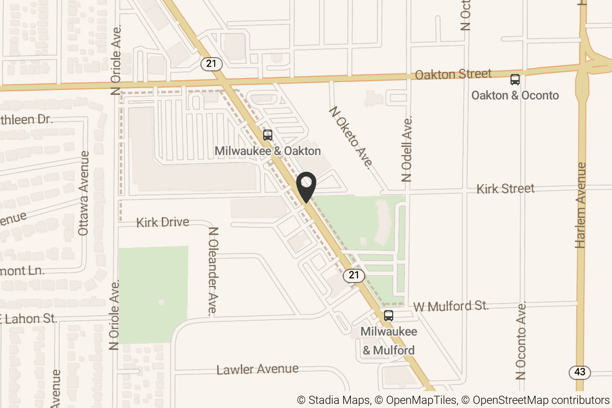 Map with location marker