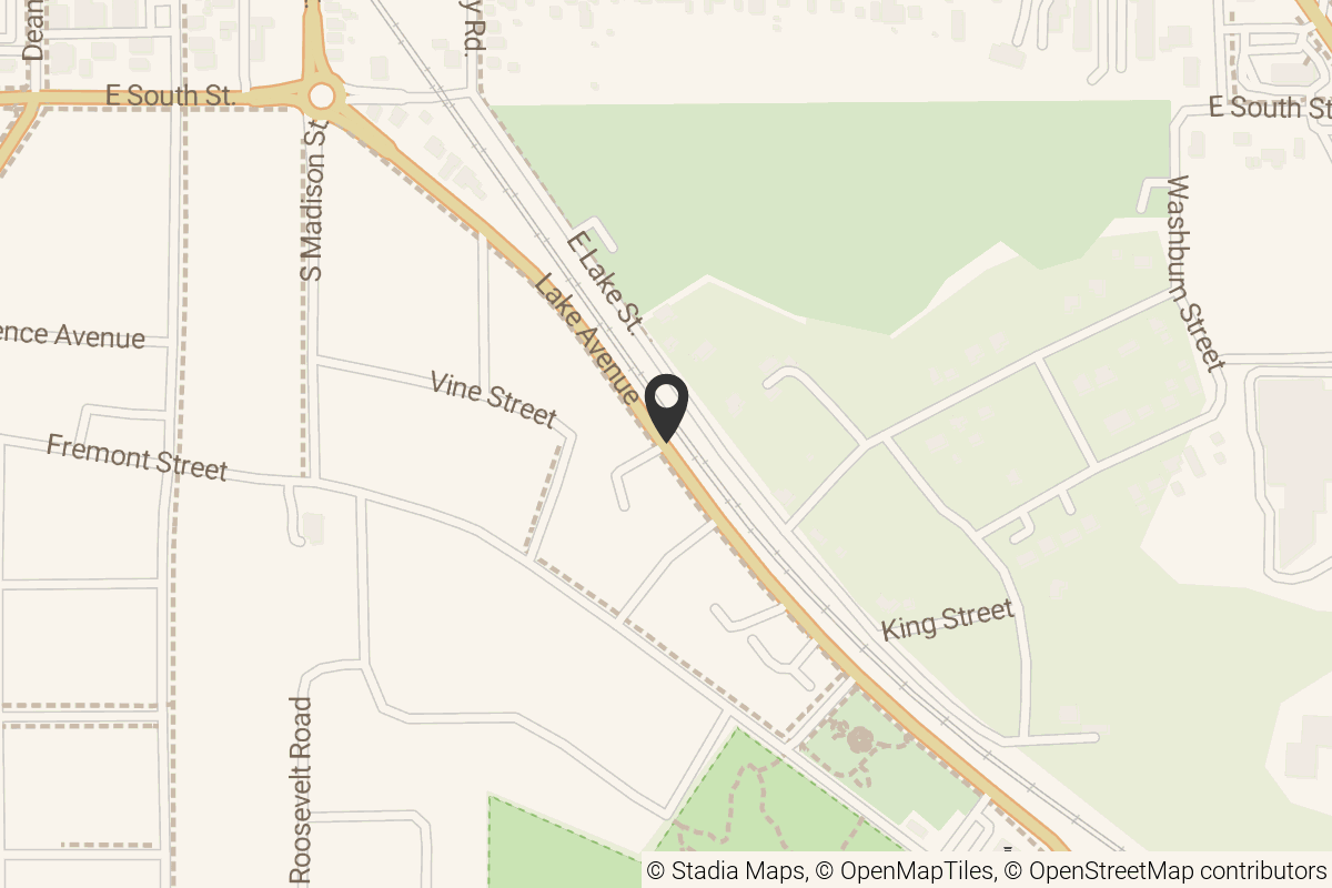 Map with location marker