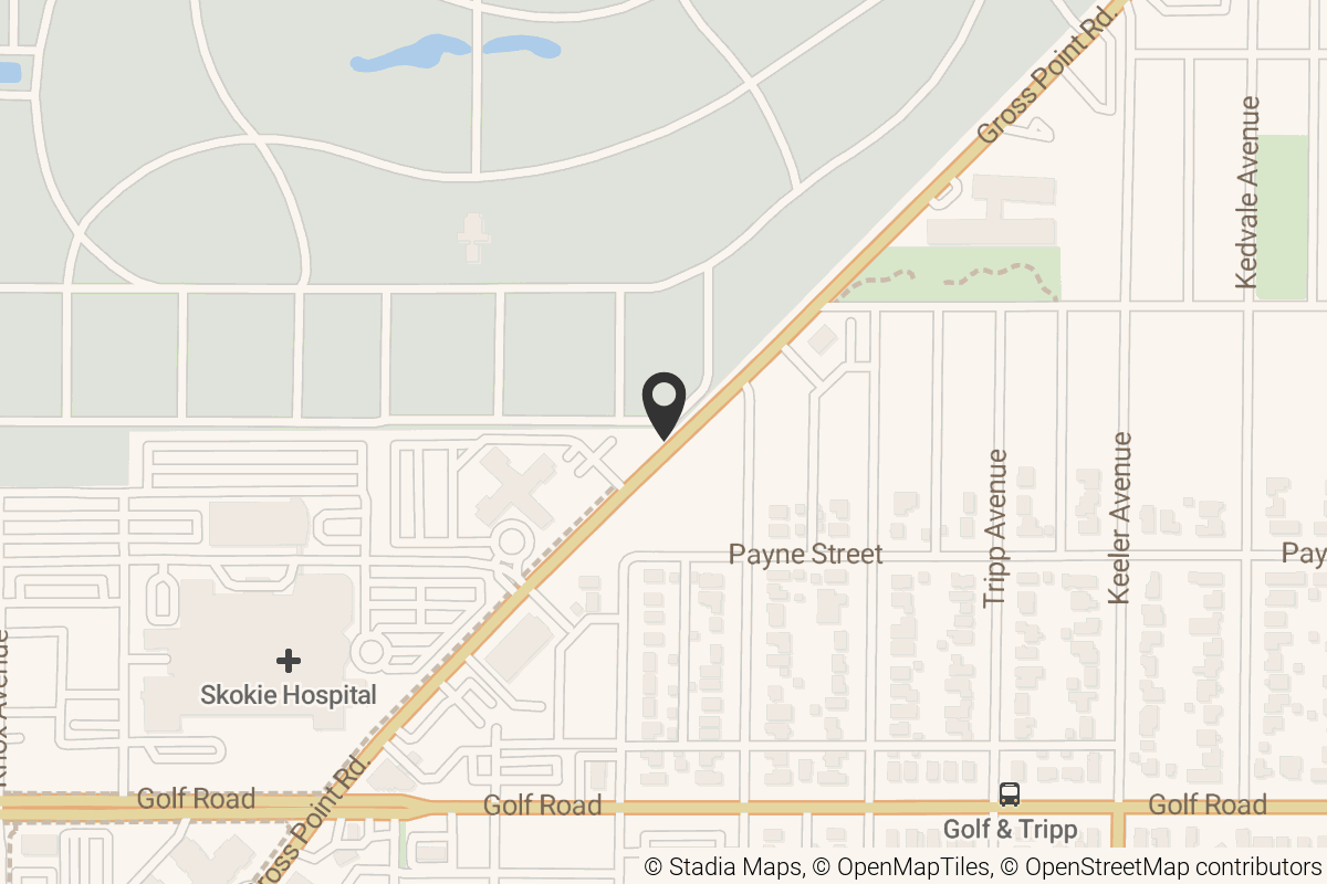 Map with location marker