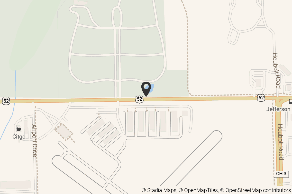 Map with location marker