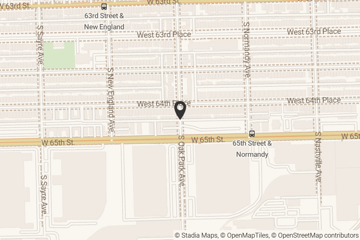 Map with location marker