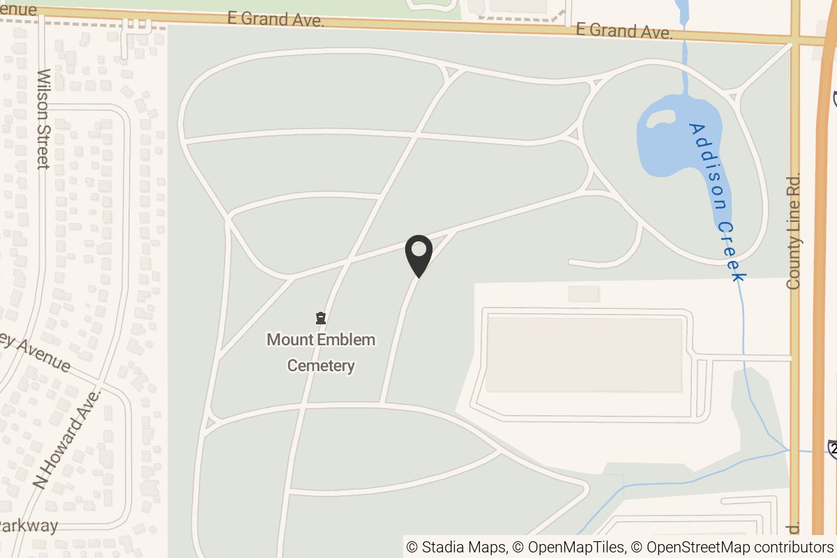 Map with location marker