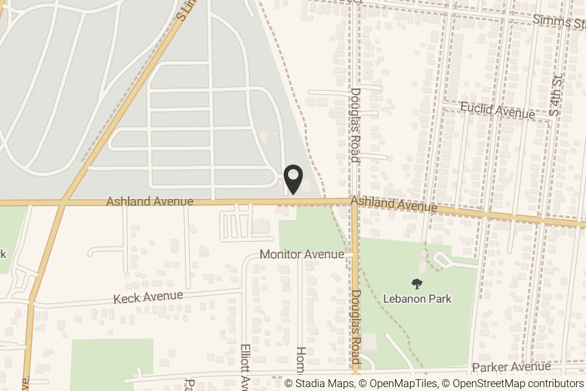 Map with location marker