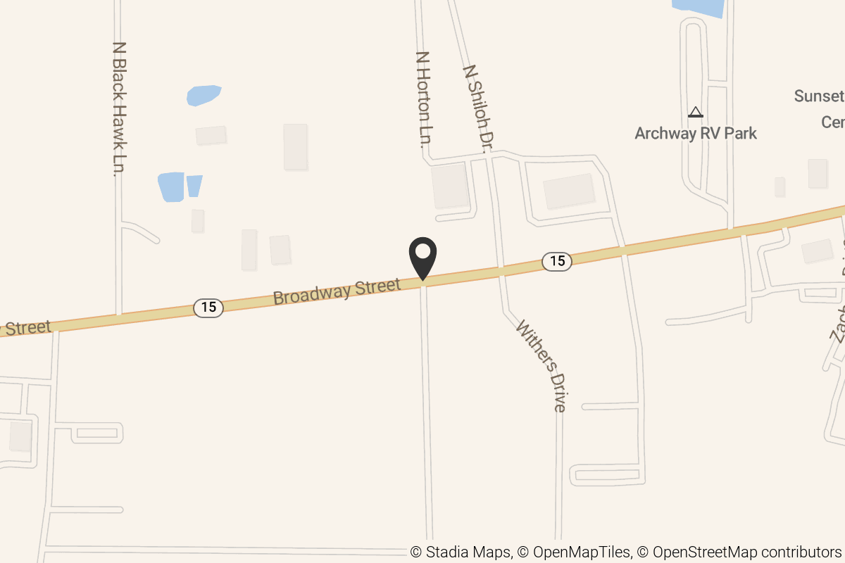 Map with location marker