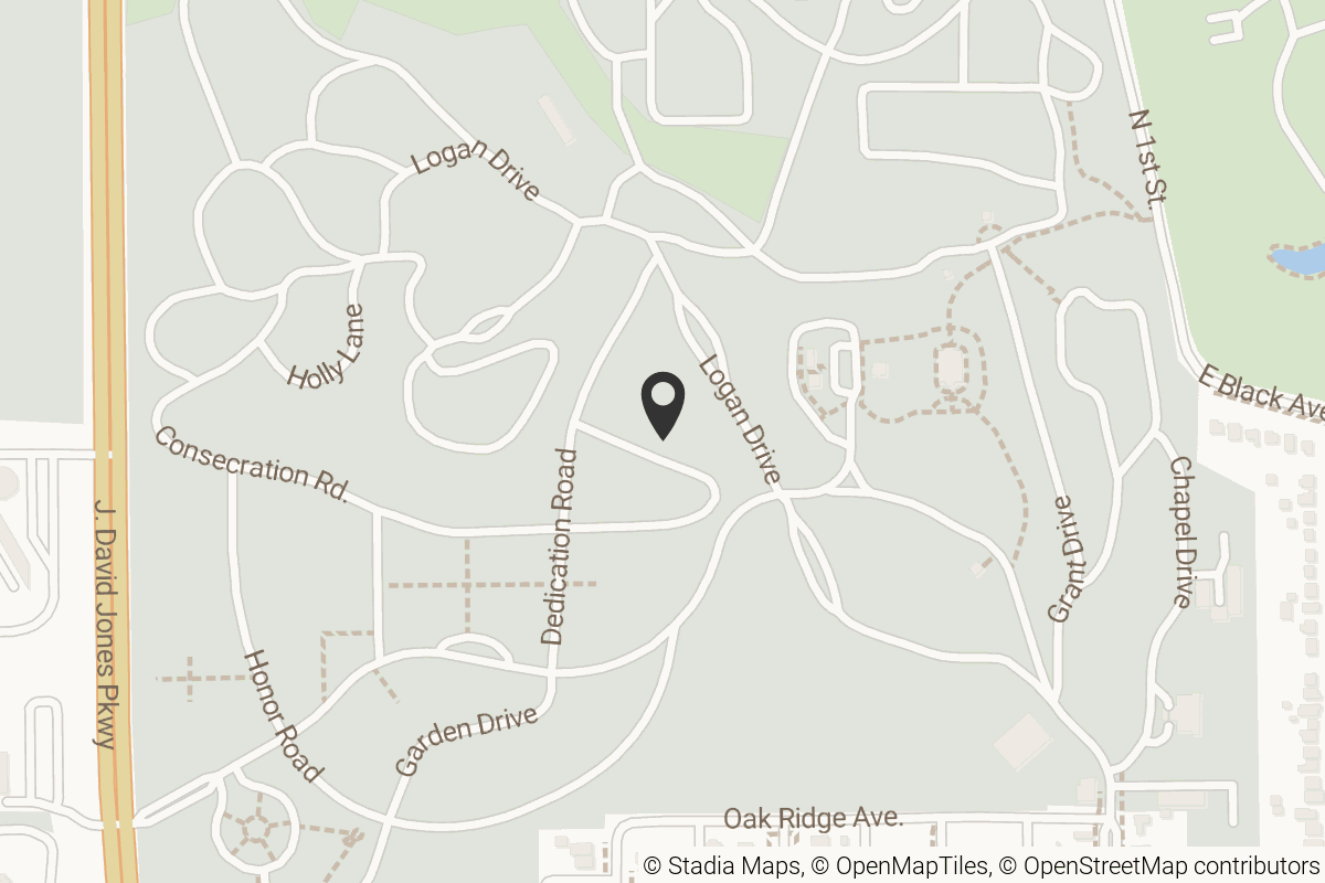 Map with location marker