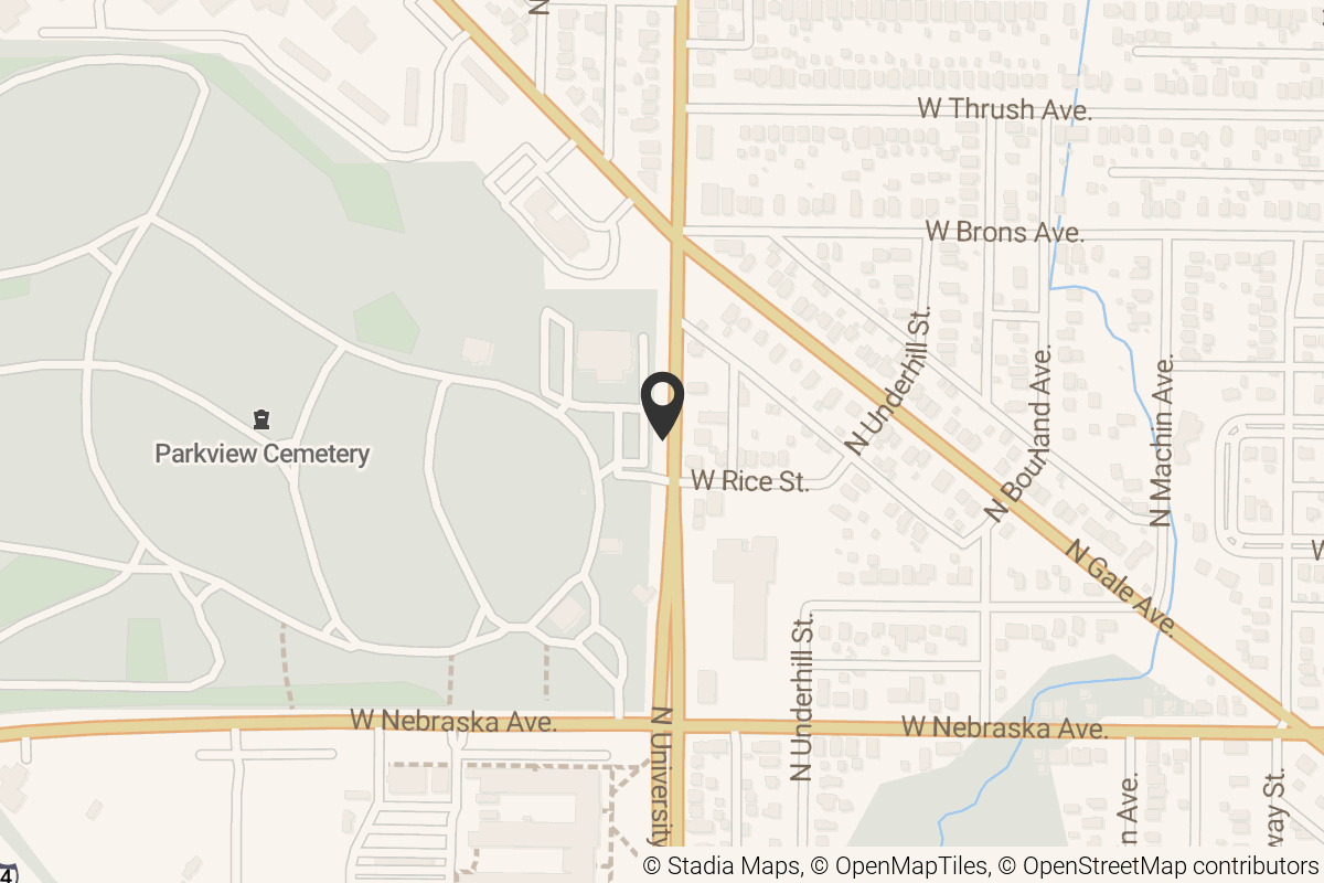 Map with location marker