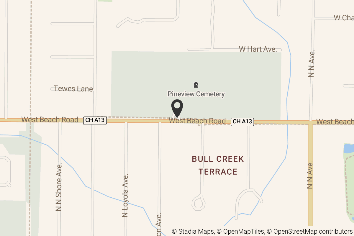 Map with location marker