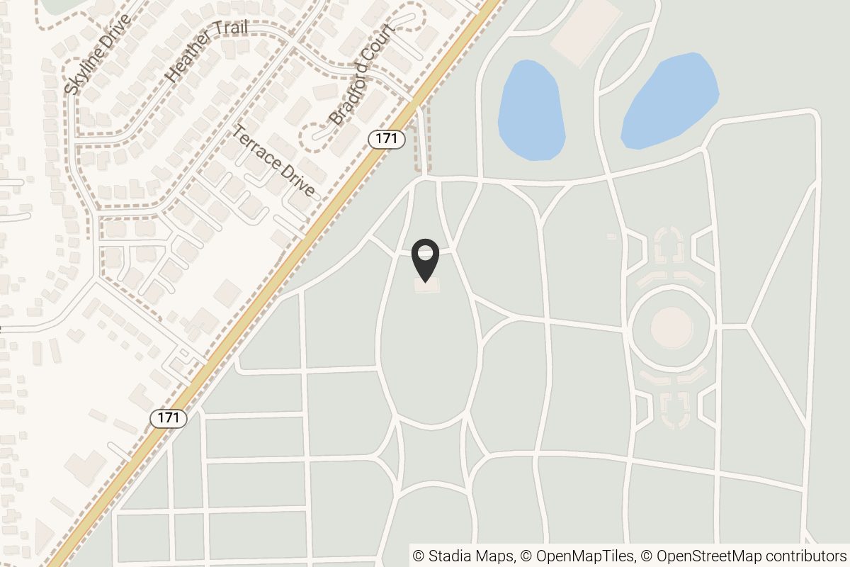 Map with location marker