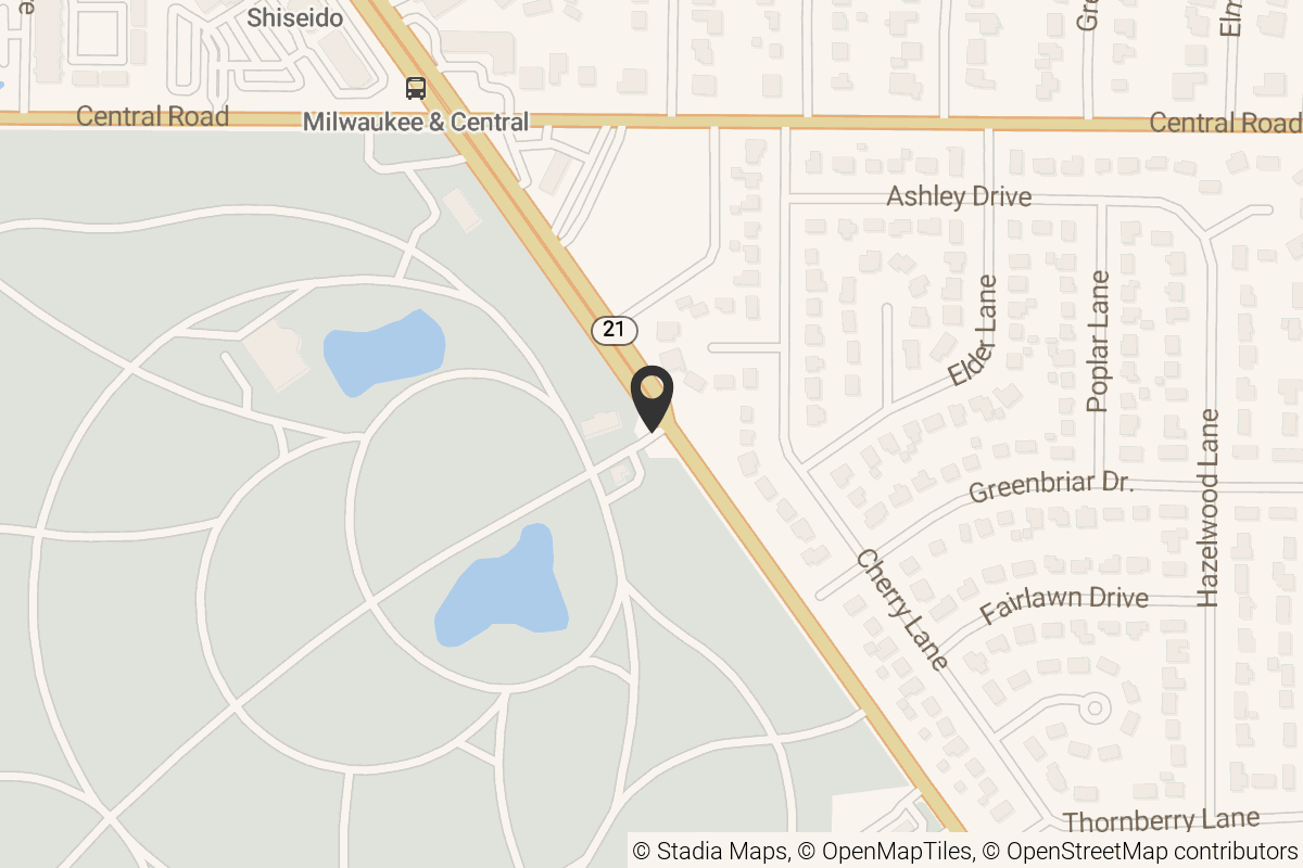 Map with location marker