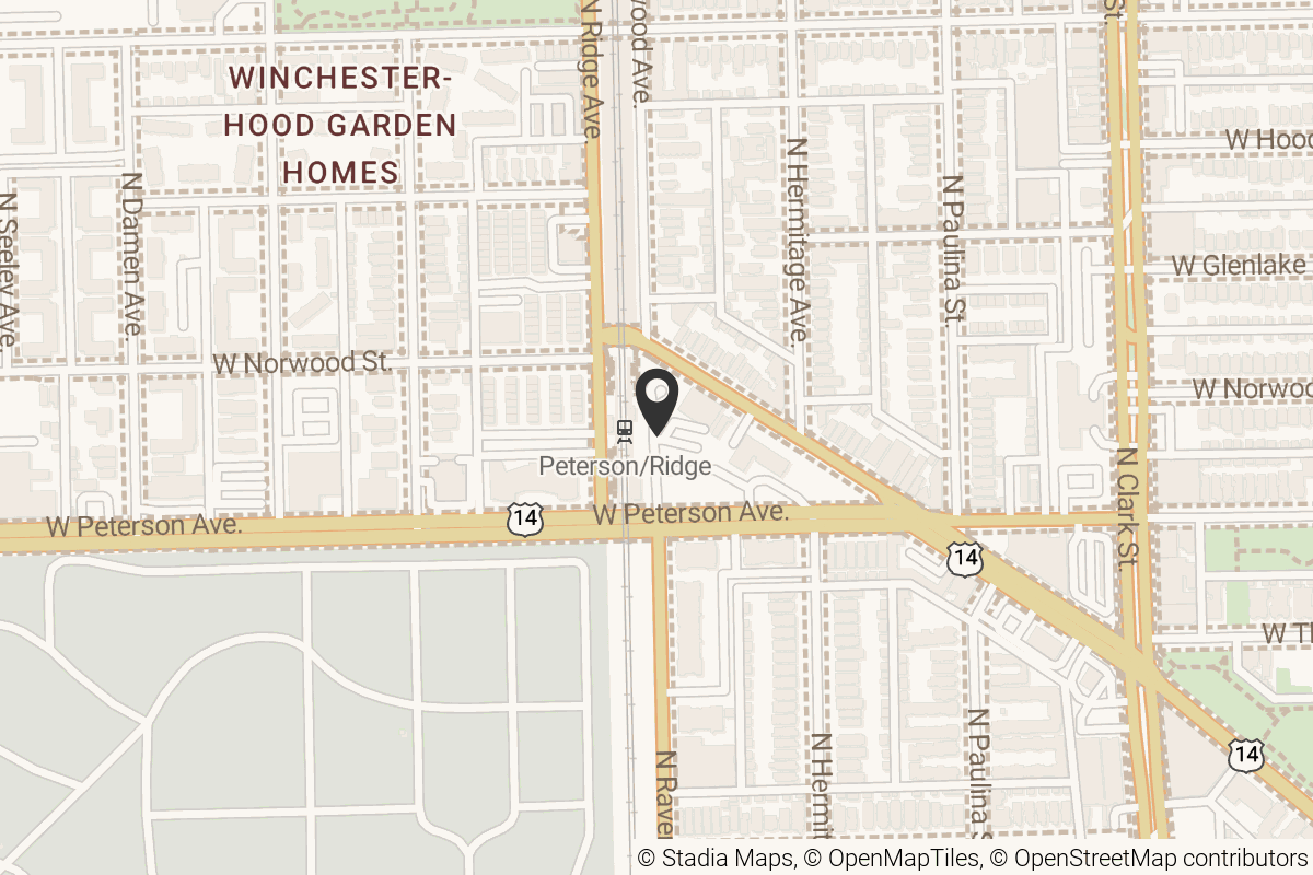 Map with location marker