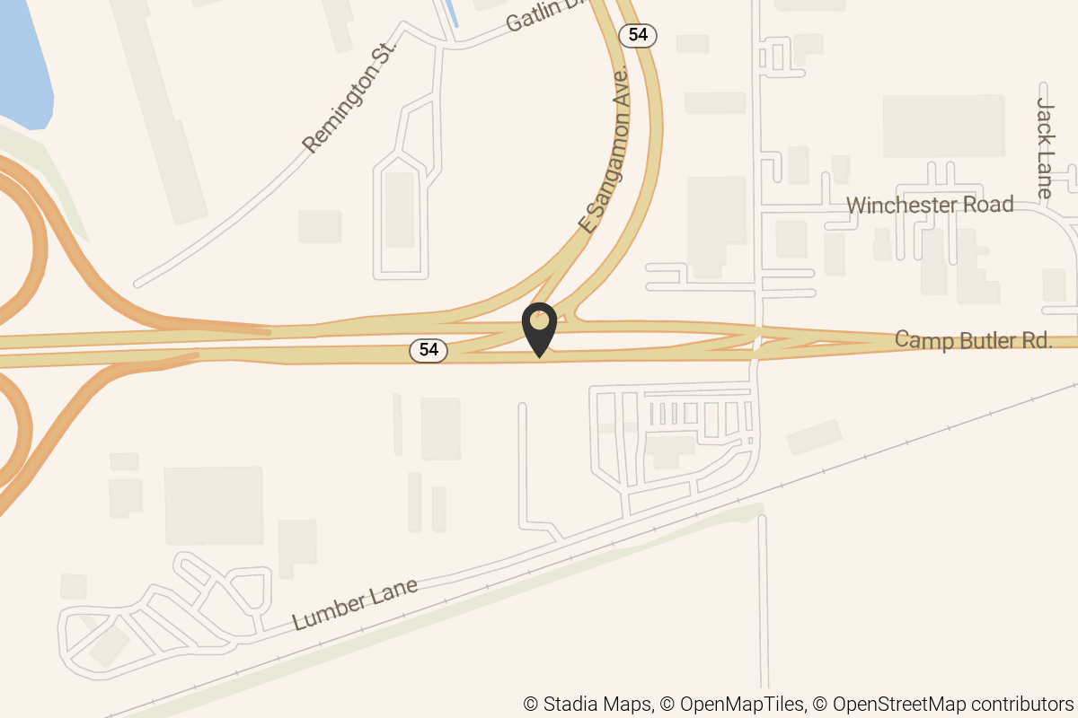 Map with location marker